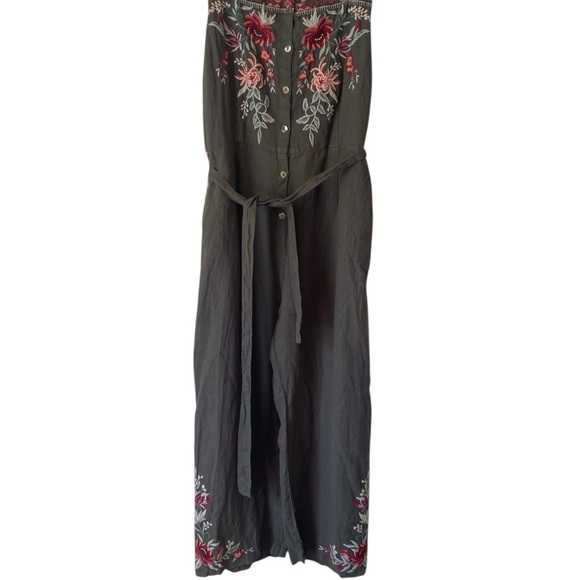 Johnny Was Bohemian LA Stevie Linen jumpsuit - Picture 1 of 14